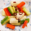 alice1990's cooksnap of when they made きゅうりと大根の甘酢漬け♡.