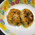 しょうちゃんれしぴ's cooksnap of when they made 鶏むねミンチとニラの豆腐ハンバーグ.