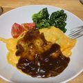 プラネタリウム☆'s cooksnap of when they made 簡単★デミグラスソースのオムライス.