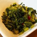 smilemama☆'s cooksnap of when they made 【簡単】ゴハンのお供に♡カブの葉炒め.