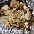 たこはづ's cooksnap of when they made 魚焼きグリルで作るきのこのホイル焼き.