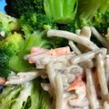 an❁'s cooksnap of when they made ブロッコリー＋業務のゴボウサラダ.