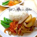 YUH♡ママ's cooksnap of when they made 簡単！マルシンハンバーグのアジアン炒め.