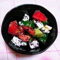 ﾁｲﾁｬﾝﾏﾏ's cooksnap of when they made 青じそふりかけのトマトときゅうりのサラダ.