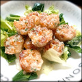 ともみろ's cooksnap of when they made 冷凍エビシューマイでつくるエビマヨ.