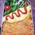 ふわりぃ★'s cooksnap of when they made チキンライス弁当.