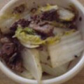 スモモンベビー's cooksnap of when they made 簡単★白菜と魚缶の酒蒸し焼き.