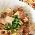 seacomet's cooksnap of when they made 簡単♡豚と竹輪の甘辛炒め♪.