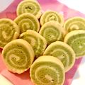クック4WIQO3☆'s cooksnap of when they made 栄養満点☆青汁入りうずまきクッキー。.