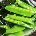にゃ★にゃ's cooksnap of when they made 白だしで簡単♪絹さや＆わかめの煮物.