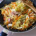 pan52's cooksnap of when they made 全部千切り!!ポールウインナーで野菜炒め.