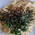 yuriレシピ's cooksnap of when they made お気に入りのたらこクリームパスタ.