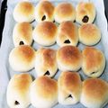 サクラちゃん大好き☆'s cooksnap of when they made HBで簡単★チーズ入り雪だるまちぎりパン.