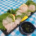辰夫女子's cooksnap of when they made かわはぎの刺身を肝で食べてみよう！！.