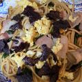texasちゃん's cooksnap of when they made ほうれん草とベーコンのバター醤油パスタ.