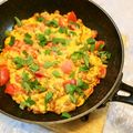 アイリッシュショコラ's cooksnap of when they made トマトと納豆のオープンオムレツ.
