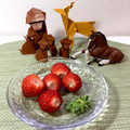 horseland's cooksnap of when they made 裏技！イチゴの固い所を簡単に取る方法♪.