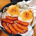 バナナ22's cooksnap of when they made フライパンで！はちみつ味噌の焼おにぎり☆.