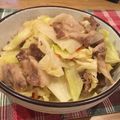 poyo02's cooksnap of when they made 免疫アップ！豚肉とキャベツのガリバタ炒め.