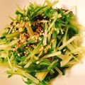KAORULALA's cooksnap of when they made ごま油香る水菜の塩昆布和え.