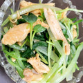 mozuku39's cooksnap of when they made 小松菜とささみの辛子和え.
