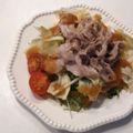 ariｻﾝ's cooksnap of when they made 豚しゃぶサラダ〜玉ねぎドレッシングで〜.