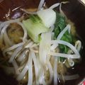 ちゃぎー's cooksnap of when they made 超手抜き、節約おかず！もやしの味噌汁.