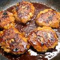 桃花子's cooksnap of when they made 激うまつくねのようなミートボール.