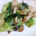sinoaki's cooksnap of when they made 鶏胸肉と青梗菜のオイスターソース炒め.