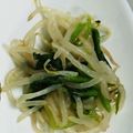 sa☆ku☆ra's cooksnap of when they made もやし と ほうれん草 の ナムル.