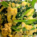 クックSK0OTX☆'s cooksnap of when they made ほうれん草と卵の炒め物.