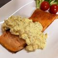 ★papico★'s cooksnap of when they made 銀鮭のムニエル＆タルタルソース.