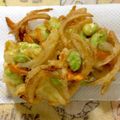 よしよしのキッチン☆'s cooksnap of when they made ホクホク♪【そら豆と海老のかき揚げ】.