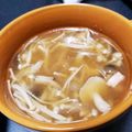 鯨家まり☆'s cooksnap of when they made 簡単に飴色玉ねぎ♡きのこオニオンスープ.