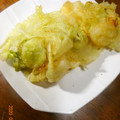 クックHST1BC☆'s cooksnap of when they made そら豆と新玉ねぎとプリプリえびのかき揚げ.
