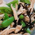 ペキのリリー's cooksnap of when they made 鶏のささみ梅昆布和え.