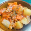 クックH0FGRP☆'s cooksnap of when they made ツナとじゃがいものトマト缶煮込み.