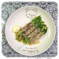 ＨＯ☆ＭＩ's cooksnap of when they made 豆苗の肉巻き.