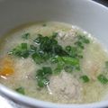 ちばたま's cooksnap of when they made 胡麻みそ風味☆肉団子ｽｰﾌﾟ風みそ汁.
