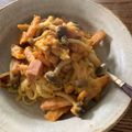 クック0RO5FM☆'s cooksnap of when they made 濃厚☆南瓜の豆乳クリームパスタ.