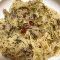けんよこ's cooksnap of when they made 簡単＊ピリ辛高菜と豚肉の春雨炒め.