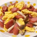 R★Hママ♥'s cooksnap of when they made もう一品！簡単 たまごとウインナー炒め.