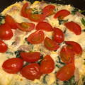 pontan_kirari's cooksnap of when they made ほうれん草とトマトチーズの洋風卵とじ.