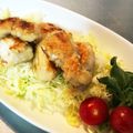 すすとう's cooksnap of when they made 油大さじ１！揚げない鶏胸肉ゆず胡椒唐揚げ.