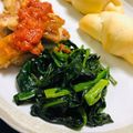 ちょこともじょな's cooksnap of when they made ほうれん草のソテー（付け合せ）.