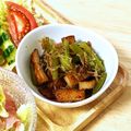 にきけん's cooksnap of when they made ふきとさつま揚げの炒めもの.