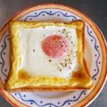 りしぽん's cooksnap of when they made ☆簡単美味しい☆目玉焼きトースト.