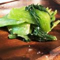 er15's cooksnap of when they made レンジで簡単☆小松菜の生姜胡麻和え。.