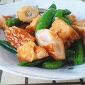 おのみちゃん's cooksnap of when they made スナップエンドウと厚揚げの中華炒め.