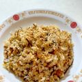 ♪ゆかたん♡'s cooksnap of when they made ランチに！納豆と塩昆布のチャーハン.
